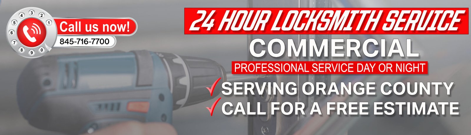 COMMERCIAL LOCKSMITH SERVICES IN ORANGE COUNTY NY